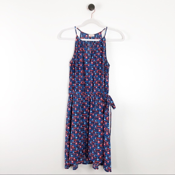 Pixley Dresses & Skirts - Pixley Sleeveless V-neck Sailboat Print Dress